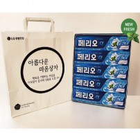 M25 페리오 치약 150g 5개 LG페리오치약 5종 선물세트